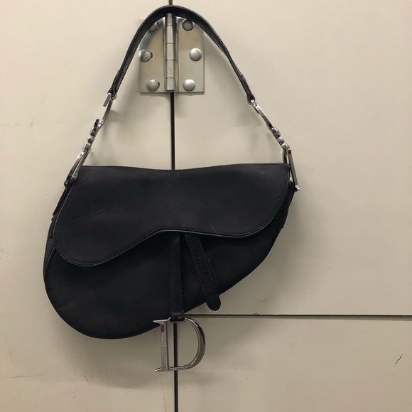 dior nylon saddle bag